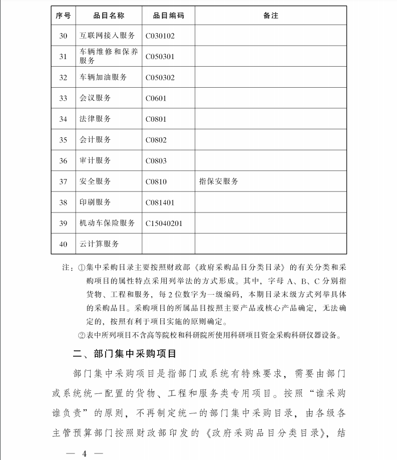 陜西省人民政府辦公廳關于印發(fā)政府集中采購目錄及標準(2021年版)的通知